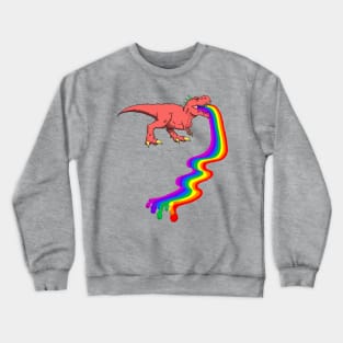 T-Rex Rainblow chunks Crewneck Sweatshirt